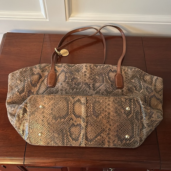 Hobo PATTI bag in color Autumn Python. 100% genuine leather - Picture 7 of 7